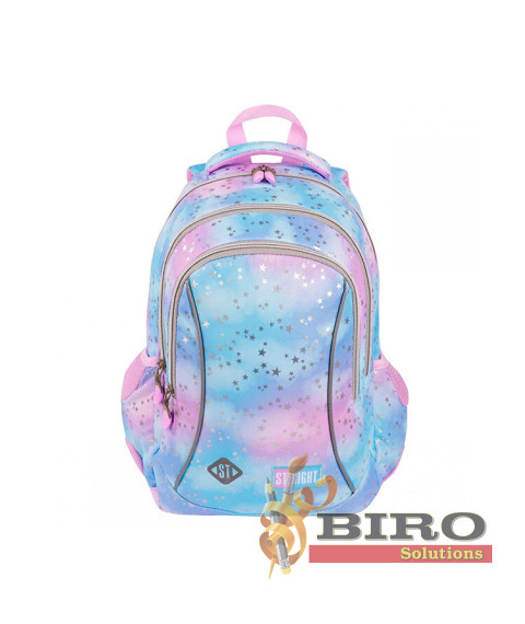 Ghiozdan Ergonomic Impermeabil Colectia St.Right - Pastel Stars BP26 39x27x17cm